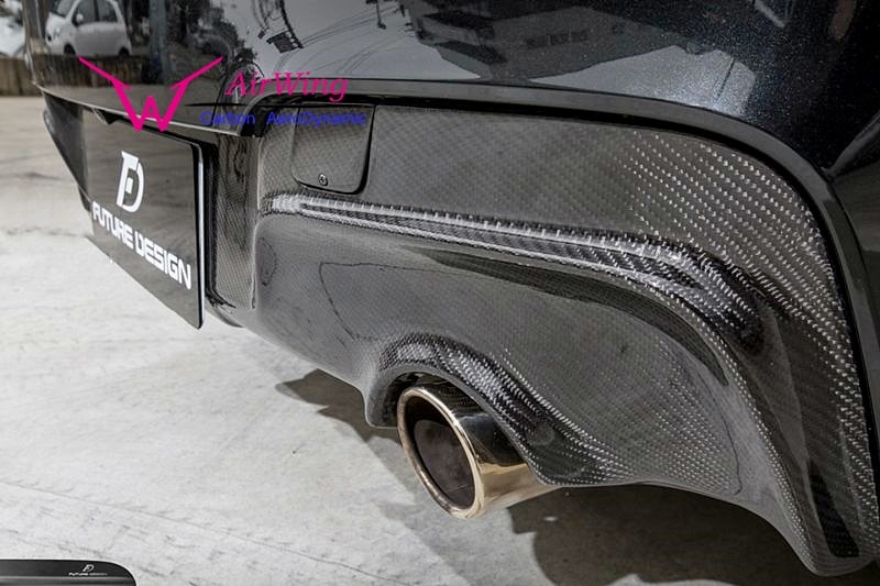 F20 - 3D Design style Carbon Rear Diffuser 03